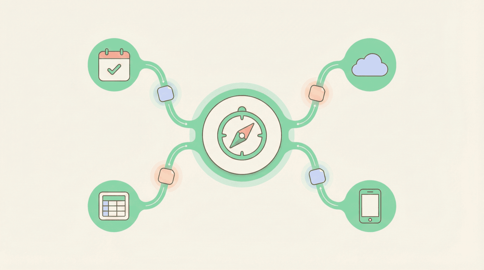 外部連携のイメージイラスト